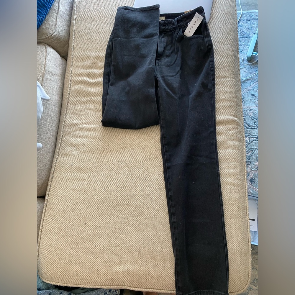 Pacsun mom jean high rise- black